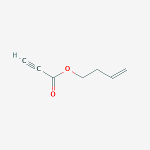 molecular formula C7H8O2 B12548863 But-3-en-1-yl prop-2-ynoate CAS No. 143121-29-3