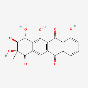 molecular formula C20H16O8 B1254887 Aranciamycinone 