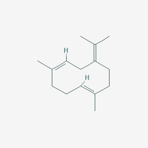 molecular formula C15H24 B1254891 (1E,4Z)-germacrene B 