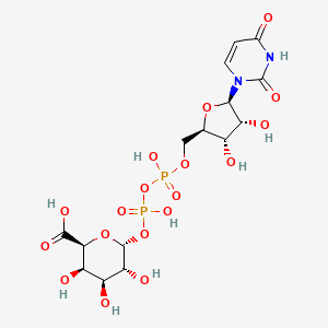 molecular formula C15H22N2O18P2 B1254892 UDP-D-galacturonate 