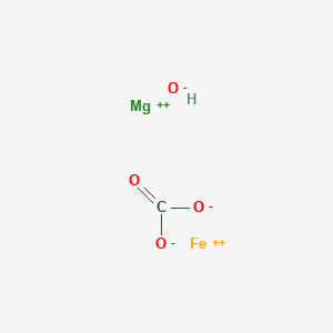 molecular formula CHFeMgO4+ B12549011 magnesium;iron(2+);carbonate;hydroxide CAS No. 145424-09-5