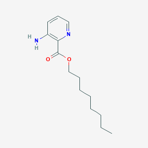 molecular formula C14H22N2O2 B12549035 Octyl 3-aminopyridine-2-carboxylate CAS No. 144726-00-1