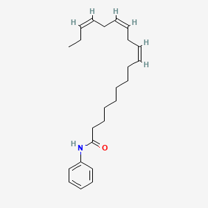 molecular formula C24H35NO B1254908 Linolenic acid anilide 