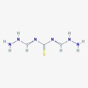 molecular formula C3H8N6S B12549088 N,N'-Bis(hydrazinylmethylidene)thiourea CAS No. 179681-83-5