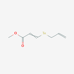 molecular formula C7H10O2Te B12549231 Methyl 3-[(prop-2-en-1-yl)tellanyl]prop-2-enoate CAS No. 143799-20-6