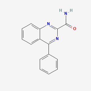 molecular formula C15H11N3O B1254932 4-Phenylquinazoline-2-carboxamide 