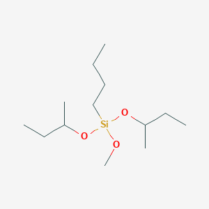 molecular formula C13H30O3Si B12549350 Bis[(butan-2-yl)oxy](butyl)methoxysilane CAS No. 183137-64-6