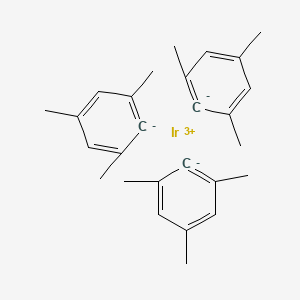 molecular formula C27H33Ir B12549364 iridium(3+);1,3,5-trimethylbenzene-6-ide CAS No. 146645-28-5