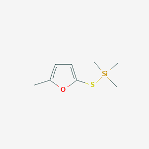 molecular formula C8H14OSSi B12549370 Trimethyl[(5-methylfuran-2-yl)sulfanyl]silane CAS No. 160284-56-0