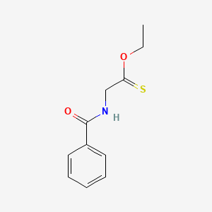 molecular formula C11H13NO2S B12549397 O-Ethyl benzamidoethanethioate CAS No. 142066-04-4