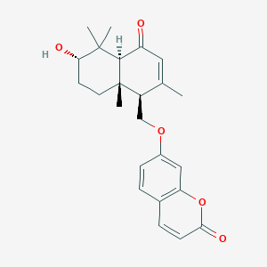 molecular formula C24H28O5 B1254945 Ferocaulidin 