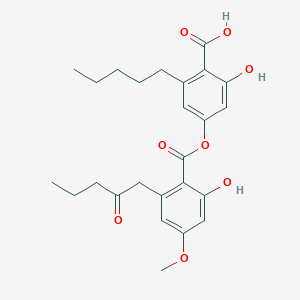 molecular formula C25H30O8 B1254949 Glomelliferic acid 