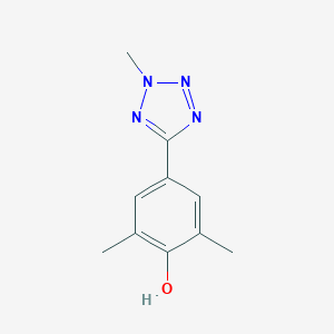 molecular formula C10H12N4O B125495 2,6-Dimethyl-4-(2-methyltetrazol-5-yl)phenol CAS No. 152665-33-3