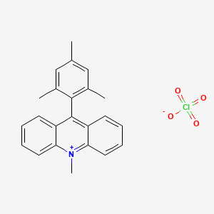 molecular formula C23H22ClNO4 B1254952 9-Mesityl-10-methylacridinium Perchlorate CAS No. 674783-97-2