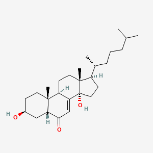 molecular formula C27H44O3 B1254953 2,22,25-Trideoxyecdysone 