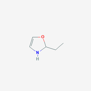 molecular formula C5H9NO B12549535 2-Ethyl-2,3-dihydro-1,3-oxazole CAS No. 142862-15-5