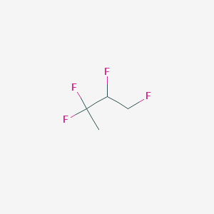 molecular formula C4H6F4 B12549548 1,2,3,3-Tetrafluorobutane CAS No. 161791-19-1