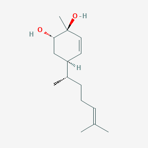 molecular formula C15H26O2 B1254959 3,4-Dihydroxybisabola-1,10-diene 