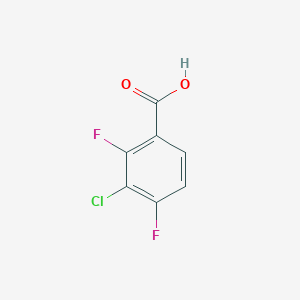 molecular formula C7H3ClF2O2 B125496 3-Chloro-2,4-difluorobenzoic acid CAS No. 154257-75-7