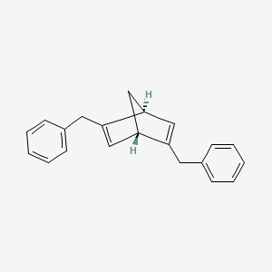 molecular formula C21H20 B12549638 Bicyclo[2.2.1]hepta-2,5-diene, 2,5-bis(phenylmethyl)-, (1S,4S)- CAS No. 828913-75-3