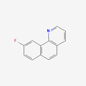 molecular formula C13H8FN B12549681 9-Fluorobenzo[h]quinoline CAS No. 163275-61-4