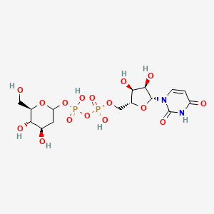 molecular formula C15H24N2O16P2 B1254972 Udp-2-deoxyglucose 