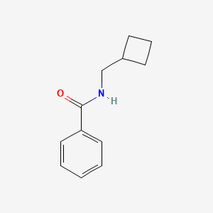molecular formula C12H15NO B12549845 N-(cyclobutylmethyl)benzamide CAS No. 861786-97-2