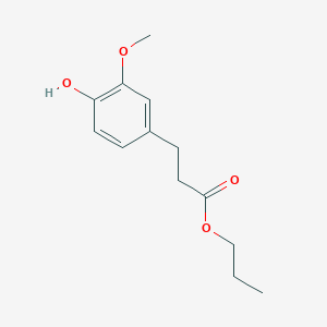 molecular formula C13H18O4 B1254985 Propyl dihydroferulate 