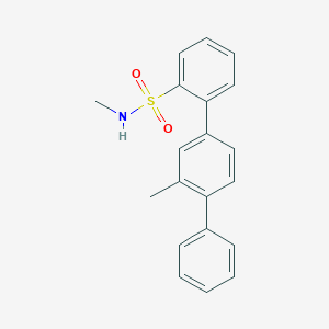 molecular formula C20H19NO2S B12549865 N-methyl-2-(3-methyl-4-phenylphenyl)benzenesulfonamide CAS No. 183301-00-0