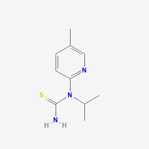 molecular formula C10H15N3S B12549872 N-(5-Methylpyridin-2-yl)-N-propan-2-ylthiourea CAS No. 827592-16-5