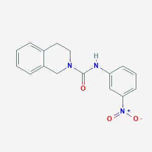 molecular formula C16H15N3O3 B1254989 N-(3-nitrophenyl)-3,4-dihydro-1H-isoquinoline-2-carboxamide 