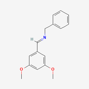 molecular formula C16H17NO2 B12550000 (E)-N-Benzyl-1-(3,5-dimethoxyphenyl)methanimine CAS No. 148171-51-1