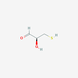 molecular formula C3H6O2S B12550079 (2S)-2-hydroxy-3-sulfanylpropanal CAS No. 183623-71-4