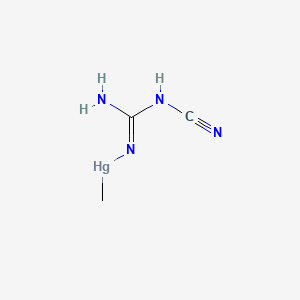 molecular formula C3H6HgN4 B1255009 莫索德伦 CAS No. 502-39-6