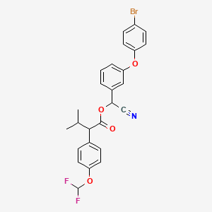 molecular formula C26H22BrF2NO4 B1255010 Flubrocythrinate CAS No. 160791-64-0