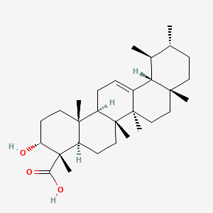 (3R,4S,4aR,6aR,6bS,8aR,11R,12S,12aR,14aR,14bR)-3-hydroxy-4,6a,6b,8a,11,12,14b-heptamethyl-2,3,4a,5,6,7,8,9,10,11,12,12a,14,14a-tetradecahydro-1H-picene-4-carboxylic acid