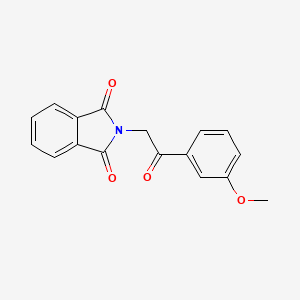 molecular formula C17H13NO4 B12550144 N-(beta-Oxo-3-methoxyphenethyl)phthalimide CAS No. 667433-79-6