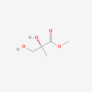 molecular formula C5H10O4 B12550179 methyl (2R)-2,3-dihydroxy-2-methylpropanoate CAS No. 147501-89-1