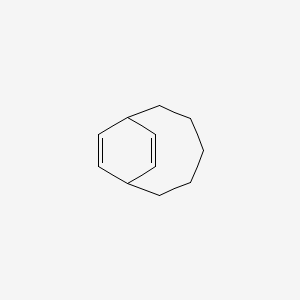 molecular formula C11H16 B12550214 Bicyclo[5.2.2]undeca-8,10-diene CAS No. 143722-73-0