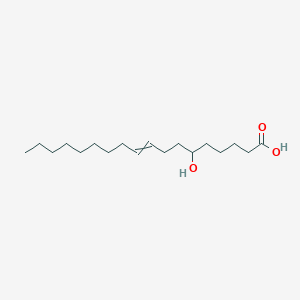 molecular formula C18H34O3 B12550289 6-Hydroxyoctadec-9-enoic acid CAS No. 184177-63-7