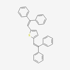 molecular formula C32H24S B12550379 2,5-Bis(2,2-diphenylethenyl)thiophene CAS No. 142599-10-8