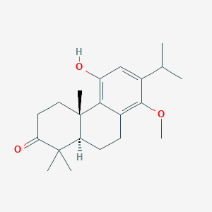 molecular formula C21H30O3 B1255049 Triptonoterpene methyl ether 