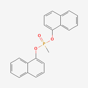molecular formula C21H17O3P B12550626 Dinaphthalen-1-yl methylphosphonate CAS No. 173313-35-4