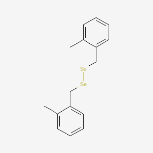 molecular formula C16H18Se2 B12550667 Diselenide, bis[(2-methylphenyl)methyl] CAS No. 158234-20-9