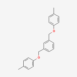 molecular formula C22H22O2 B12550760 1,1'-[1,3-Phenylenebis(methyleneoxy)]bis(4-methylbenzene) CAS No. 143522-20-7
