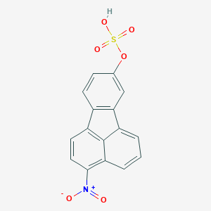 molecular formula C16H9NO6S B125508 3-Nitrofluoranthene-8-sulfate CAS No. 156497-83-5