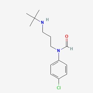 molecular formula C14H21ClN2O B12550812 N-[3-(tert-Butylamino)propyl]-N-(4-chlorophenyl)formamide CAS No. 821780-00-1