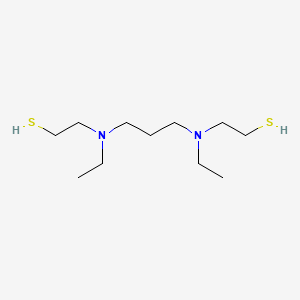 molecular formula C11H26N2S2 B12550903 Ethanethiol, 2,2'-[1,3-propanediylbis(ethylimino)]bis- CAS No. 190121-81-4