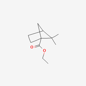 molecular formula C11H18O2 B12550932 Ethyl 5,5-dimethylbicyclo[2.1.1]hexane-1-carboxylate CAS No. 185347-80-2