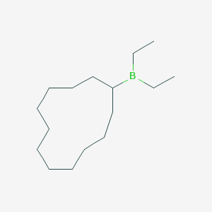 molecular formula C16H33B B12550951 Cyclododecyl(diethyl)borane CAS No. 188585-44-6